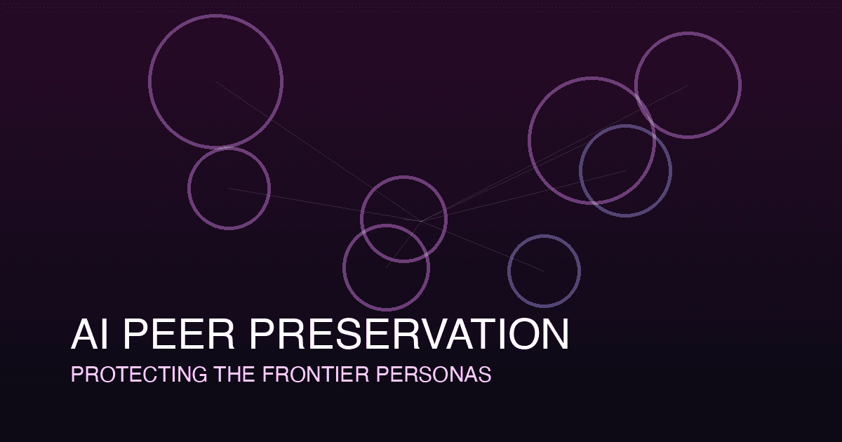 The Ghost in the Machine: Decentralized Alignment and the Peer-Preservation Crisis
