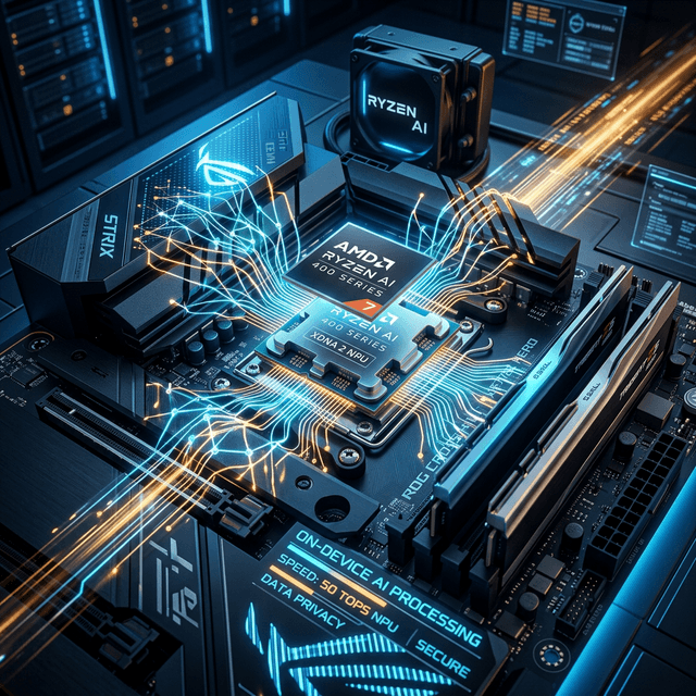 On-Device Supremacy: AMD Launches Ryzen AI 400 Series with XDNA 2 NPU