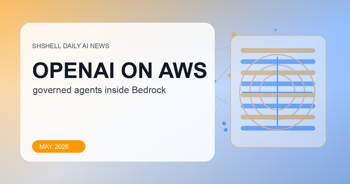 OpenAI Lands Inside AWS: Bedrock, Codex, and the New Enterprise Agent Channel