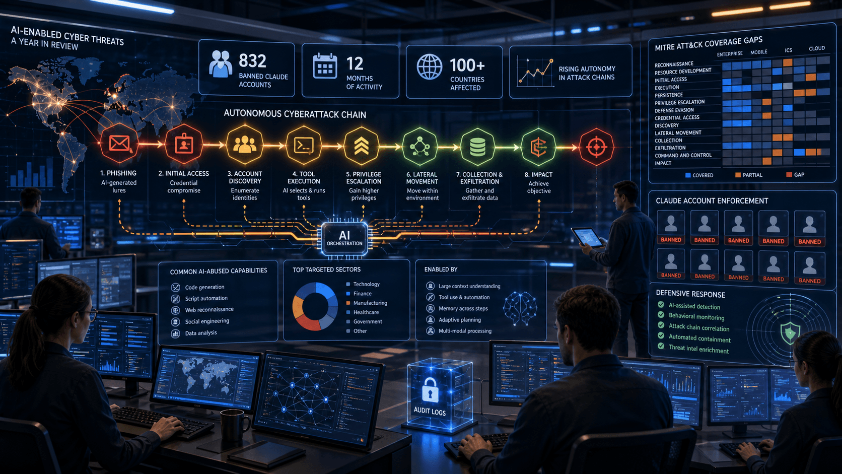 Anthropic's AI Cyber Threat Map Shows Agentic Security Is No Longer Optional