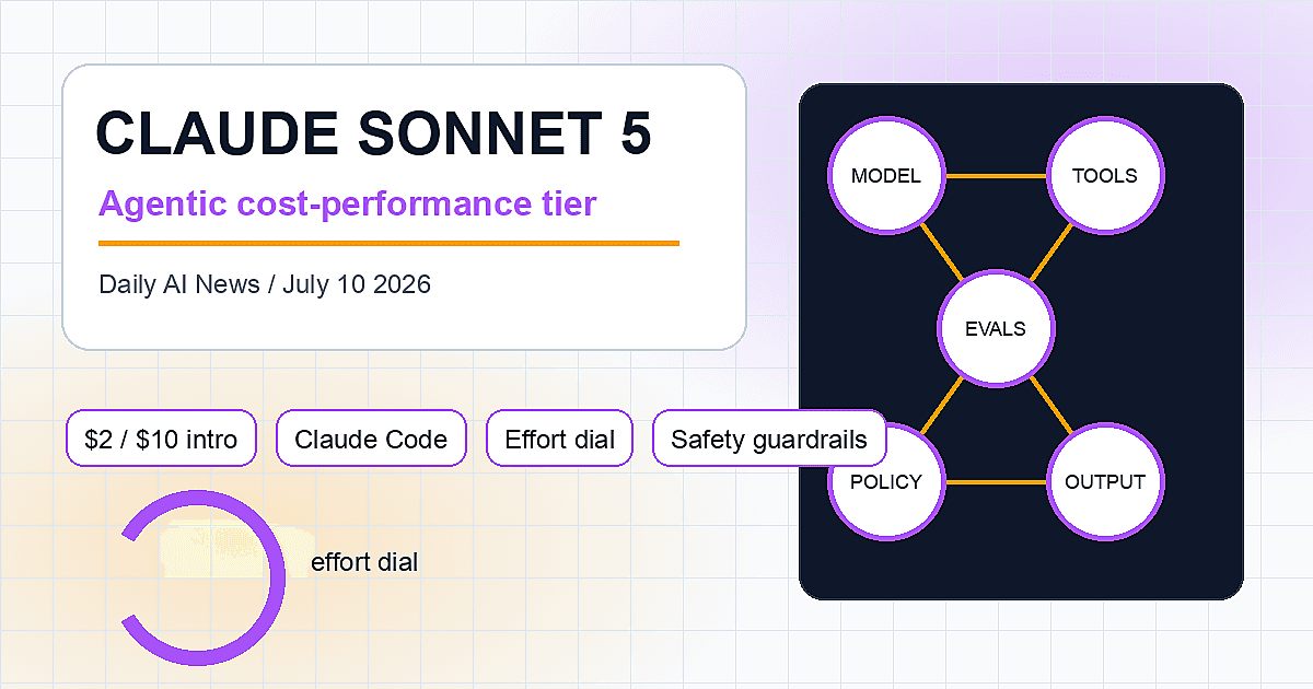Claude Sonnet 5 Makes Agentic AI a Cost-Performance Fight, Not Just a Frontier Model Race