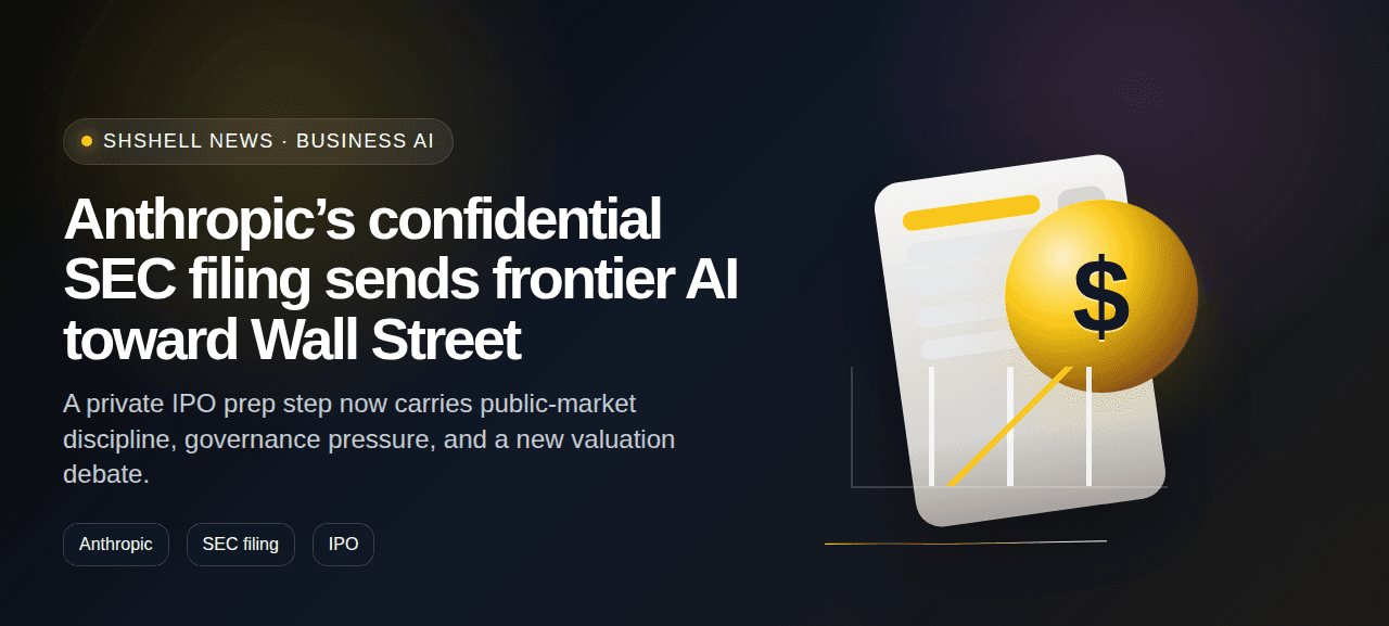 Anthropic’s Confidential SEC Filing Shows Frontier AI Is Heading to Wall Street Discipline