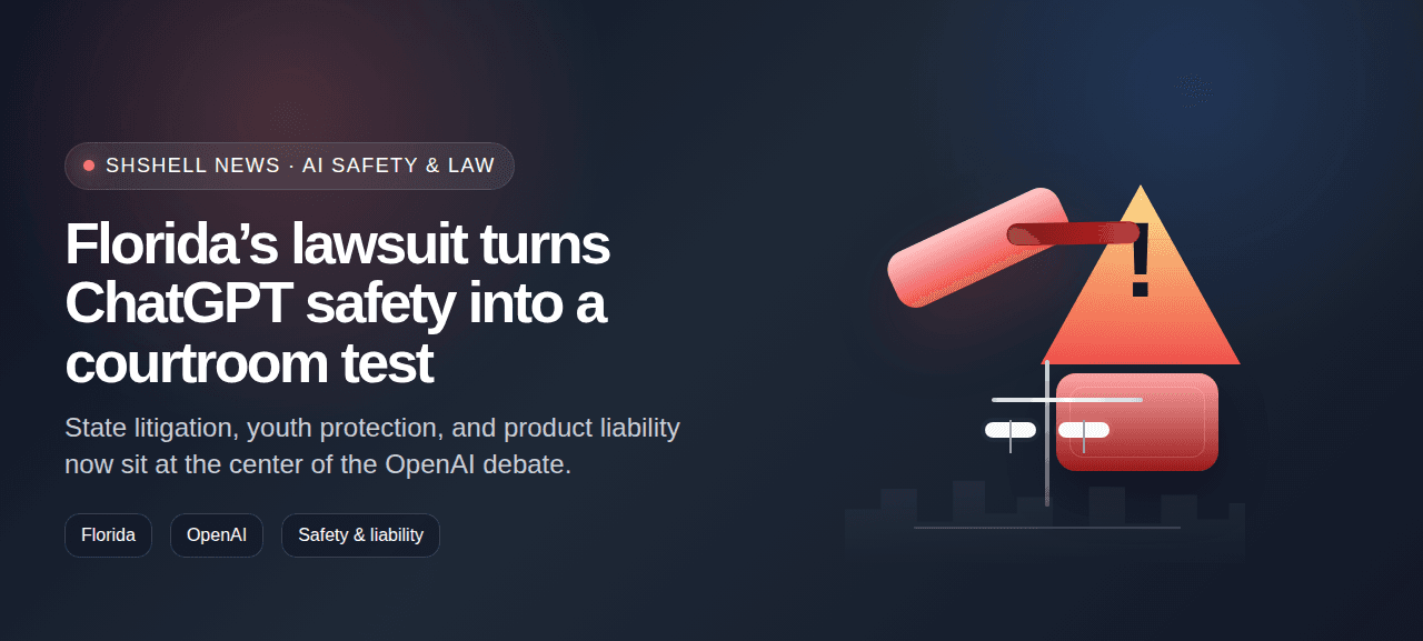 Florida Sues OpenAI And Sam Altman Over ChatGPT Safety Lapses That Could Recast AI Liability