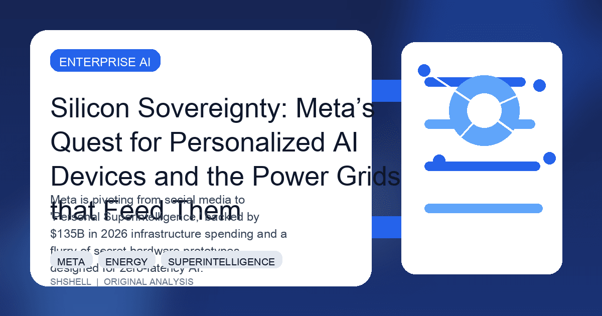 Silicon Sovereignty: Meta’s Quest for Personalized AI Devices and the Power Grids that Feed Them