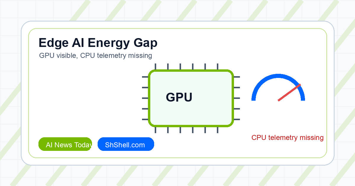 Nvidia Edge AI Energy Audit Exposes the Missing Telemetry Behind Local Agents