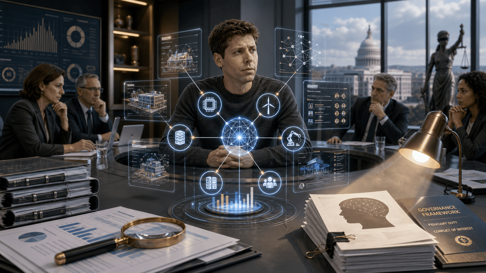 Altman's Investment Web Puts OpenAI Governance Back Under the Microscope