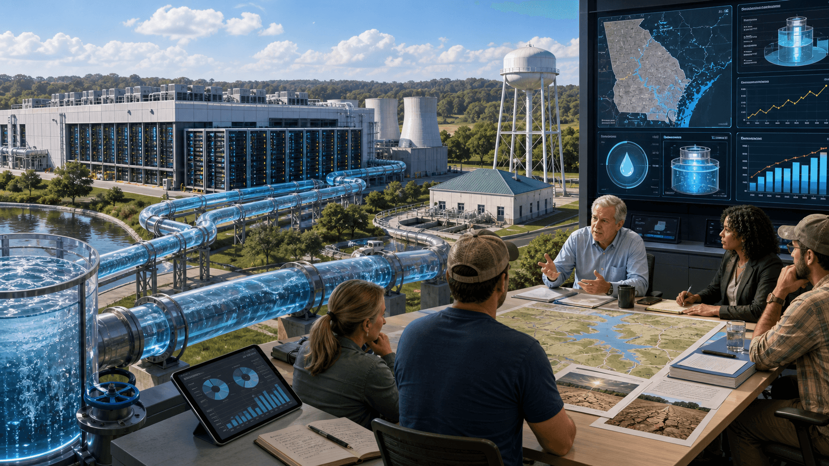 The QTS Water Fight Shows AI Data Centers Need Public Infrastructure Accounting