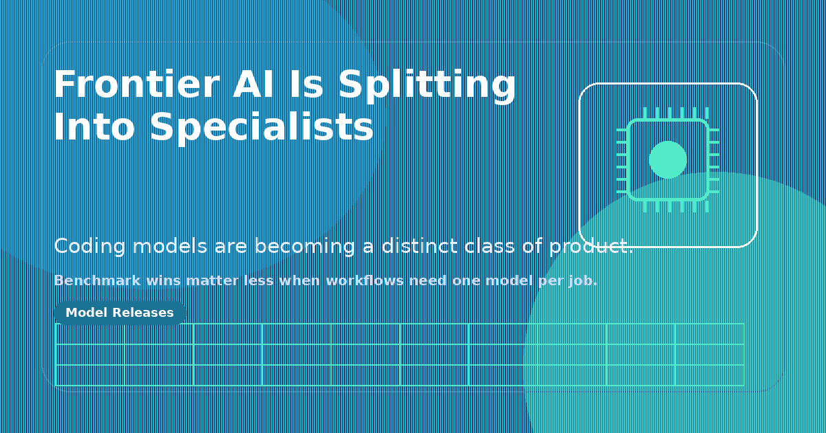 Z.ai's Coding Model Shows Frontier AI Is Splitting Into Specialists