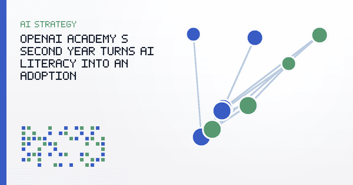 OpenAI Academy’s Second Year Turns AI Literacy Into an Adoption Infrastructure Question